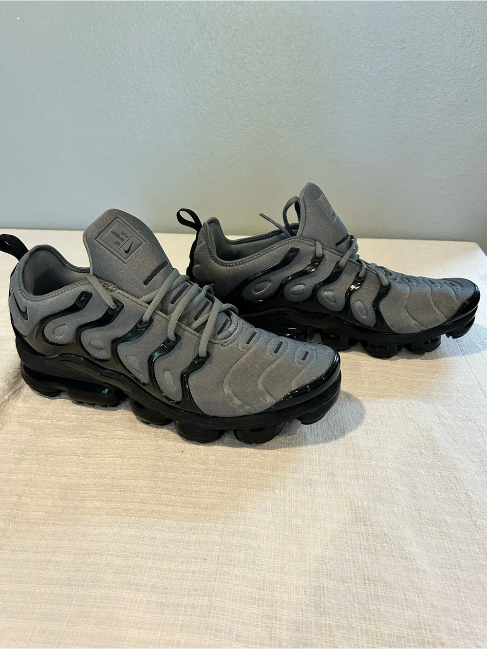 Nike Air VaporMax Plus Cool Grey Black Metallic Men's Size 14 CK0900-001